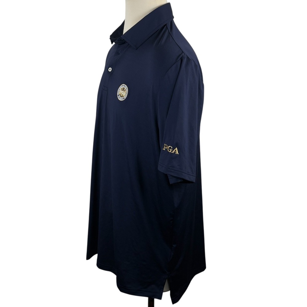 RLX Ralph Lauren Men's Navy PGA Golf Polo Shirt Wicking UV Protection UPF 50+ XL - Picture 5 of 10